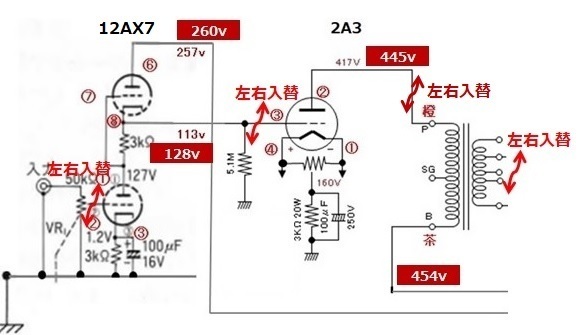 2A3アンプ 右から音がでないのは・・・: ふらんけんの４DN